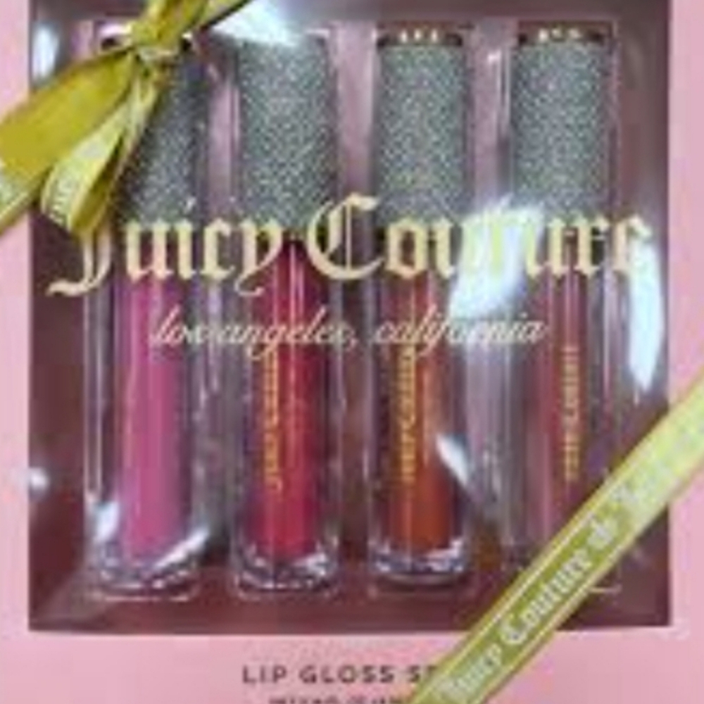 4 Pc Juicy Couture Lip Gloss Set